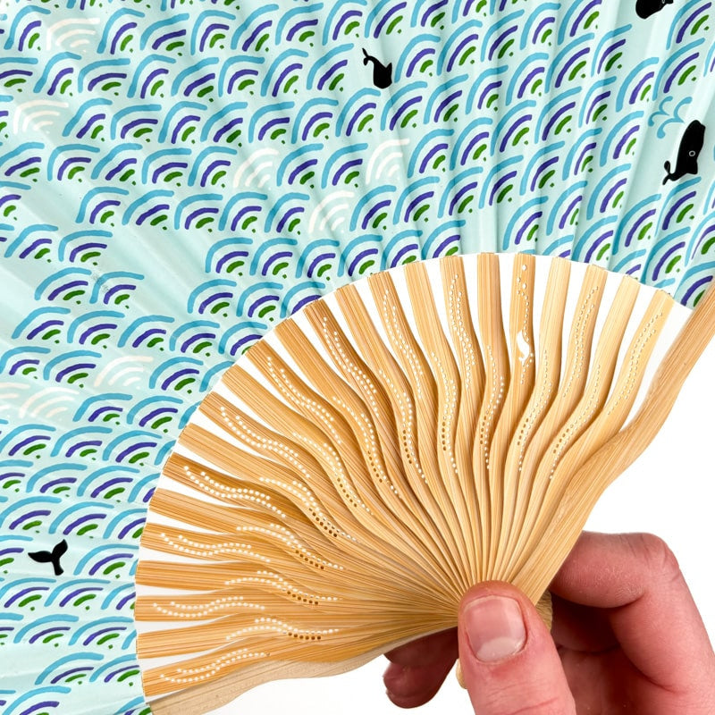 Japansk Seigaiha-fan