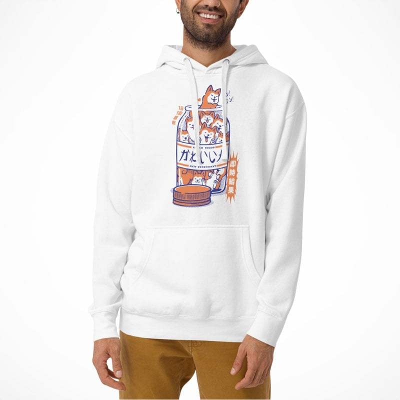 Japansk Shiba antidepressiv sweatshirt