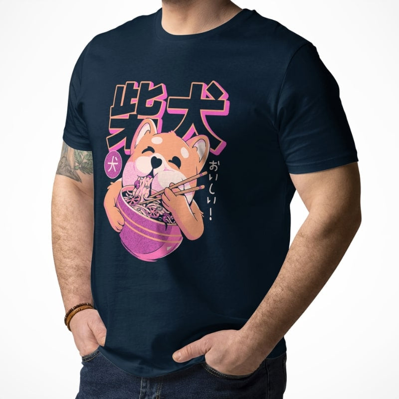 Japansk Shiba Noodle T-shirt