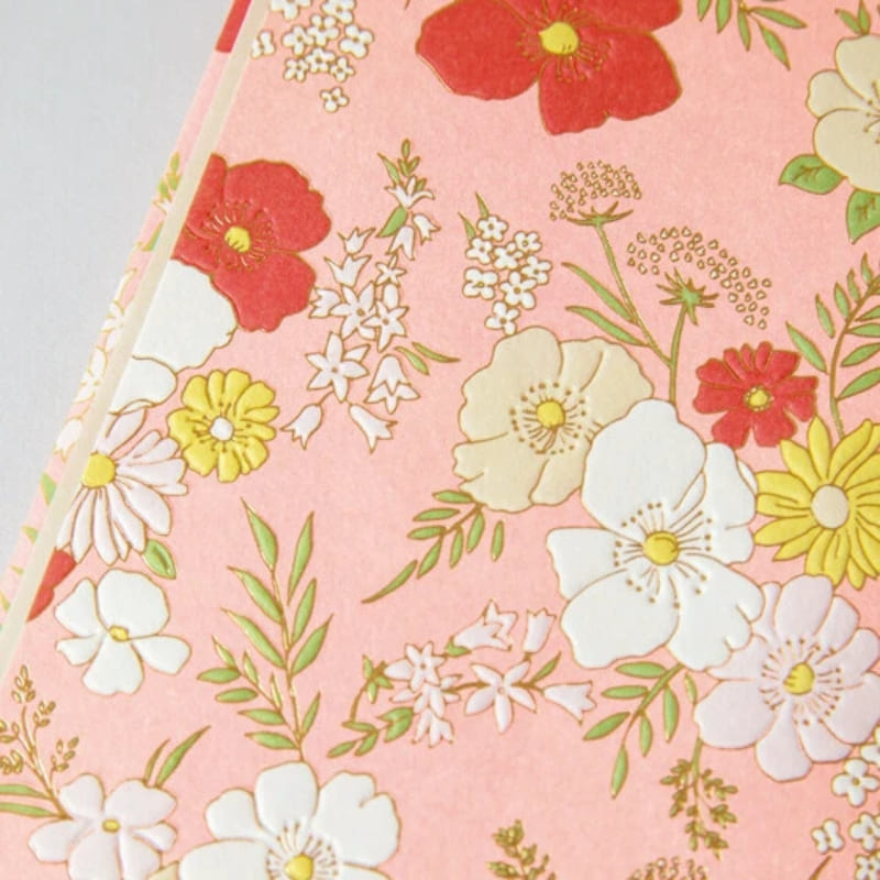 Japansk Shugi-bukuro Pink blomstret kuvert