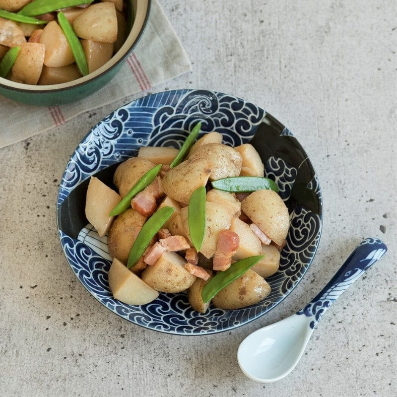 Japansk suppetallerken med hval