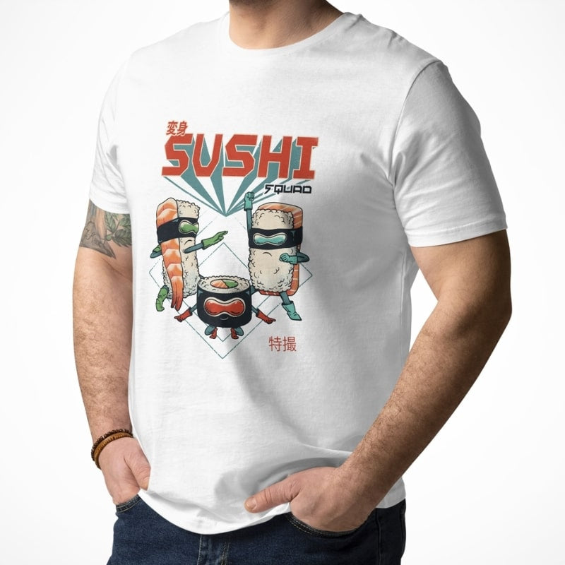 Japansk Sushi Squad T-shirt