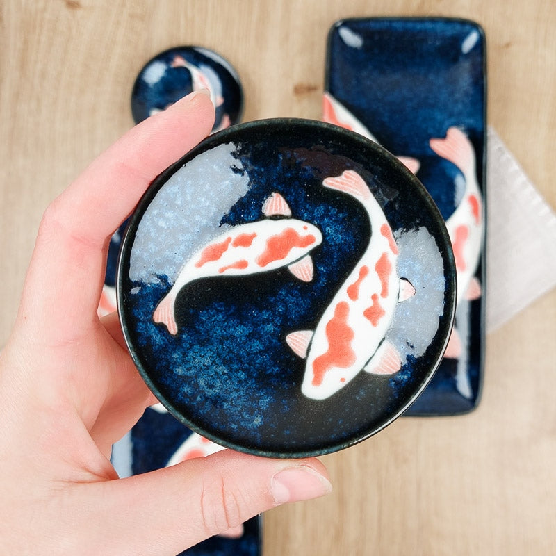 Japansk sushi-tallerkensæt