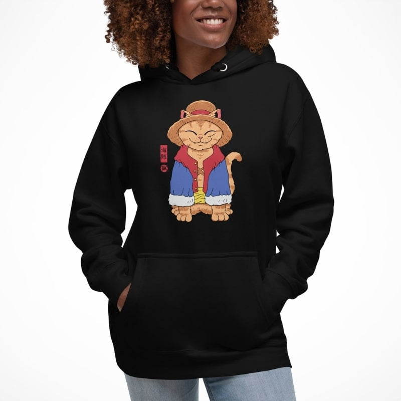Japansk sweat neko stråhat