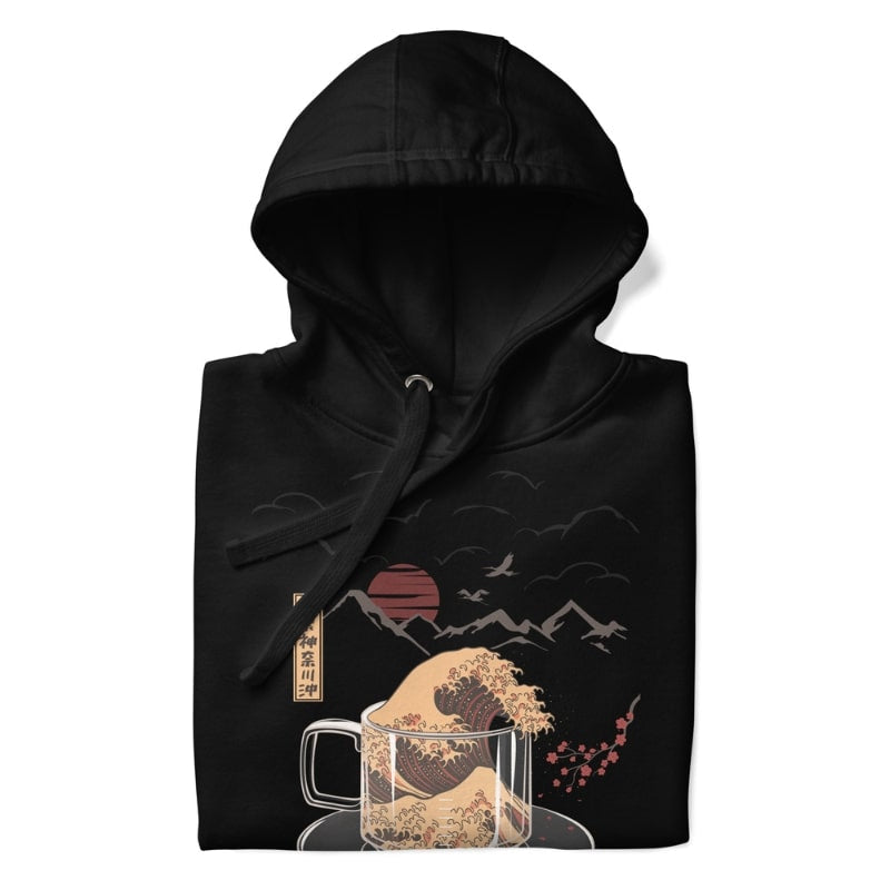 Japansk sweatshirt Kanagawa Coffee