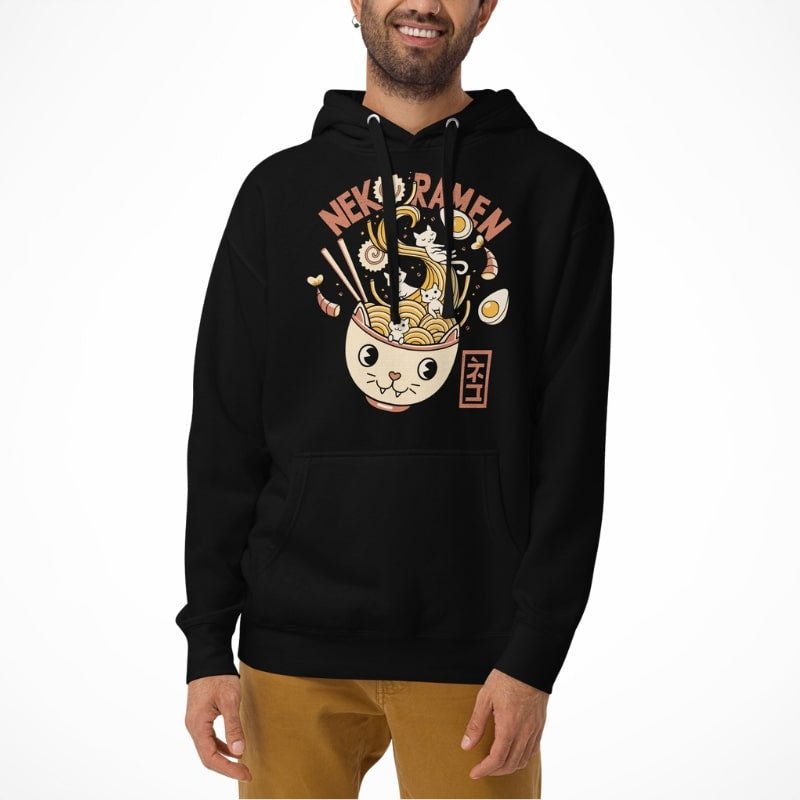 Japansk sweatshirt Neko Ramen