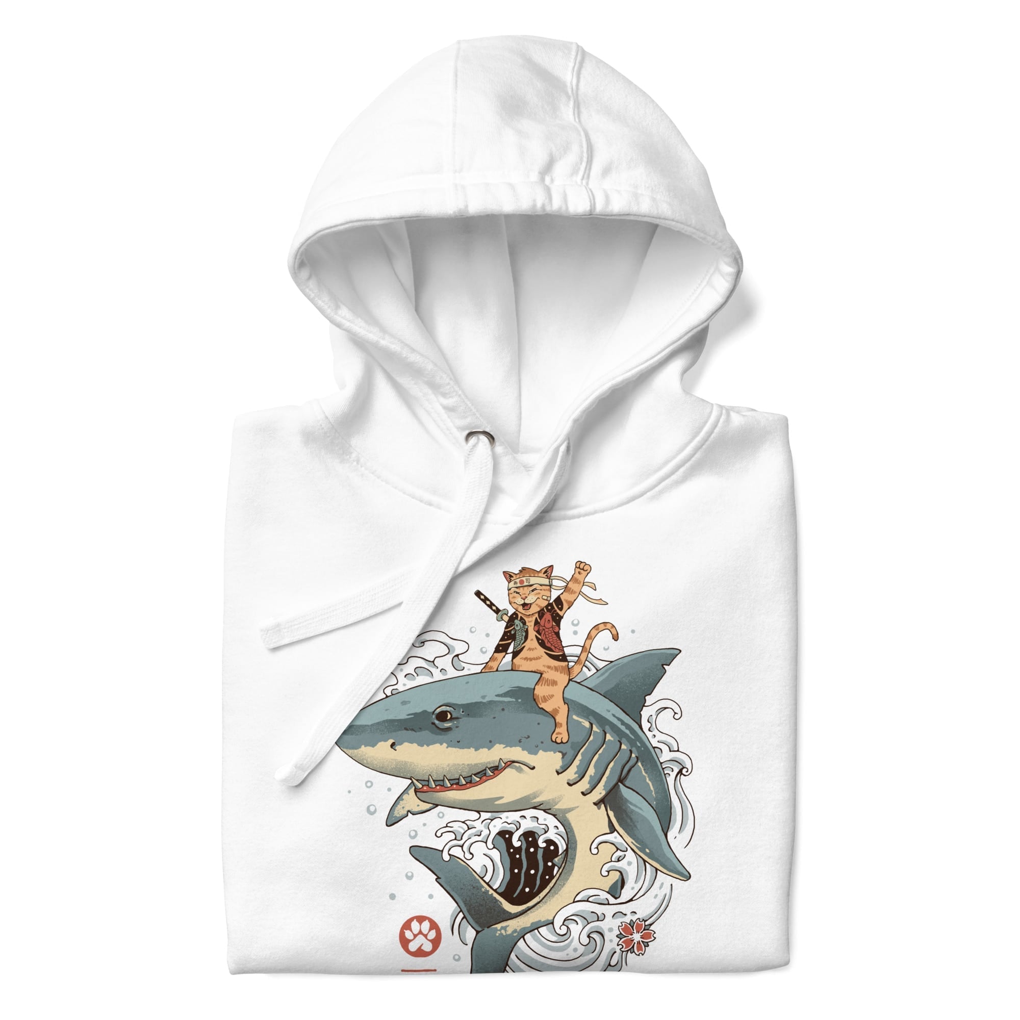 Japansk sweatshirt Neko Shark