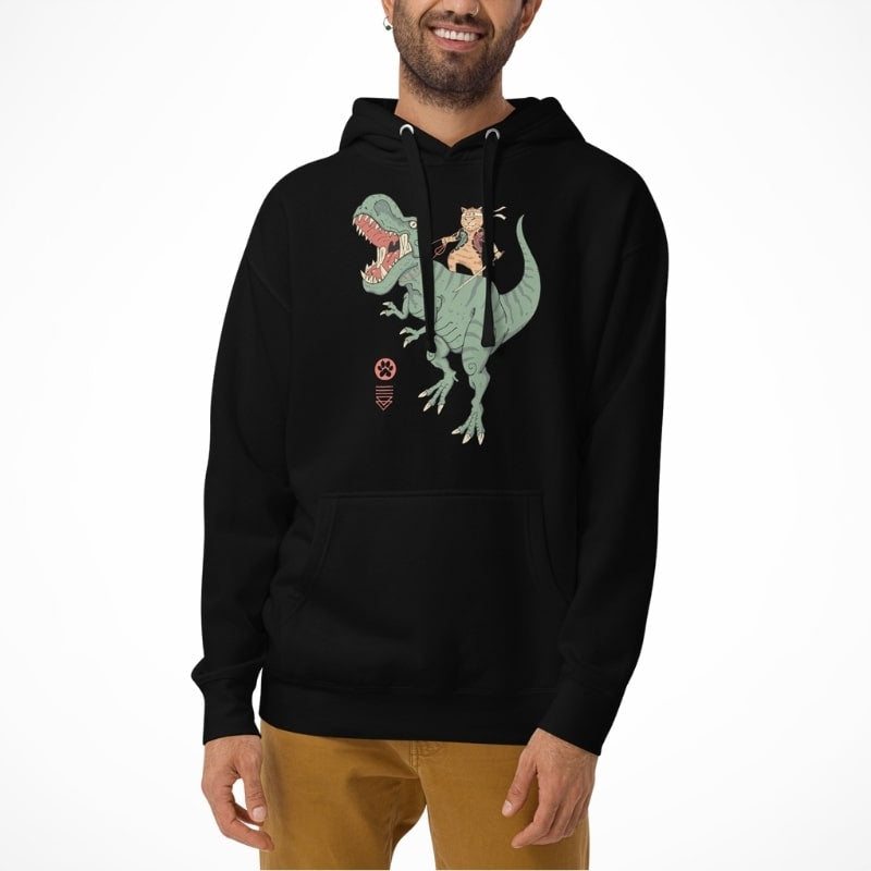 Japansk sweatshirt Neko T-Rex