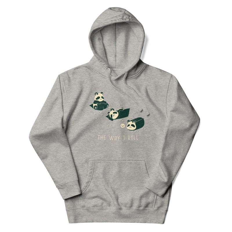 Japansk sweatshirt Sushi Roll S / Grå