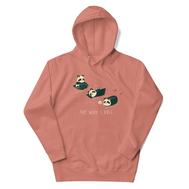 Japansk sweatshirt Sushi Roll S / Rosaguld