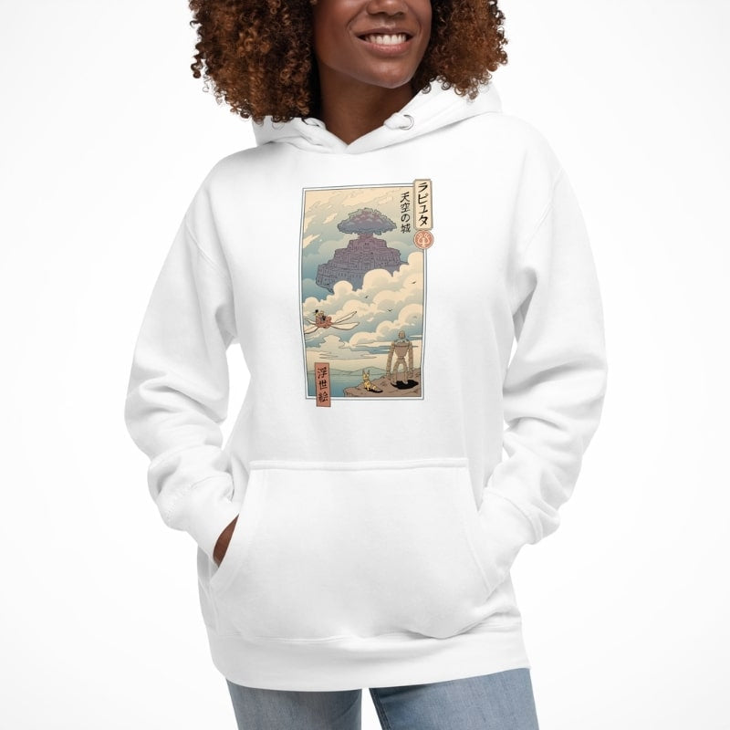 Japansk sweatshirt Ukiyo-e Laputa