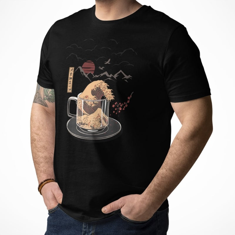 Japansk T-shirt Kanagawa Coffee