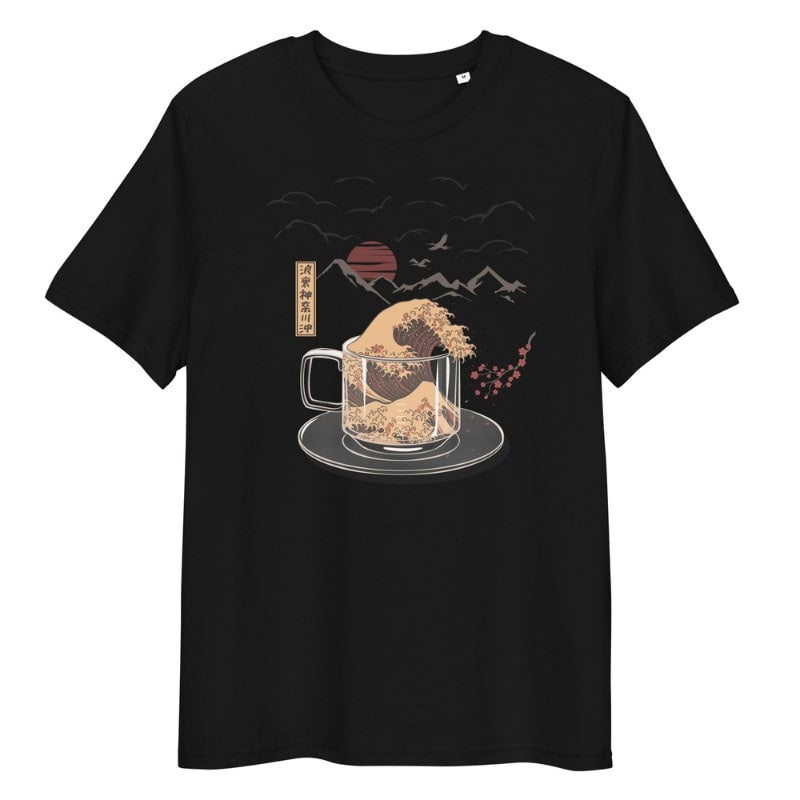 Japansk T-shirt Kanagawa Coffee S