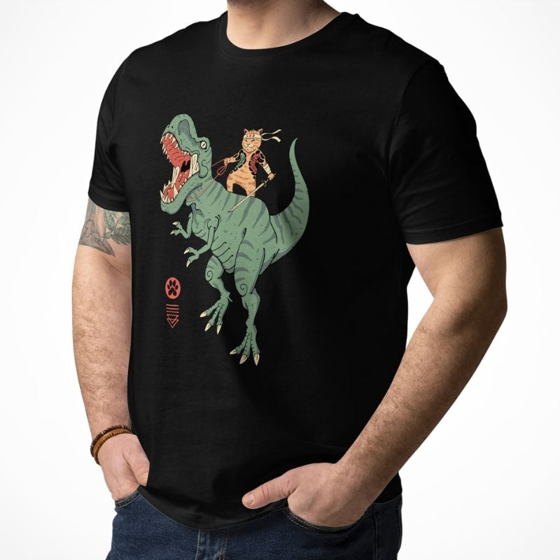 Japansk T-shirt Neko T-Rex