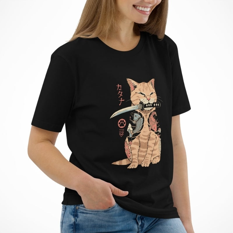 Japansk T-shirt Neko Yakuza