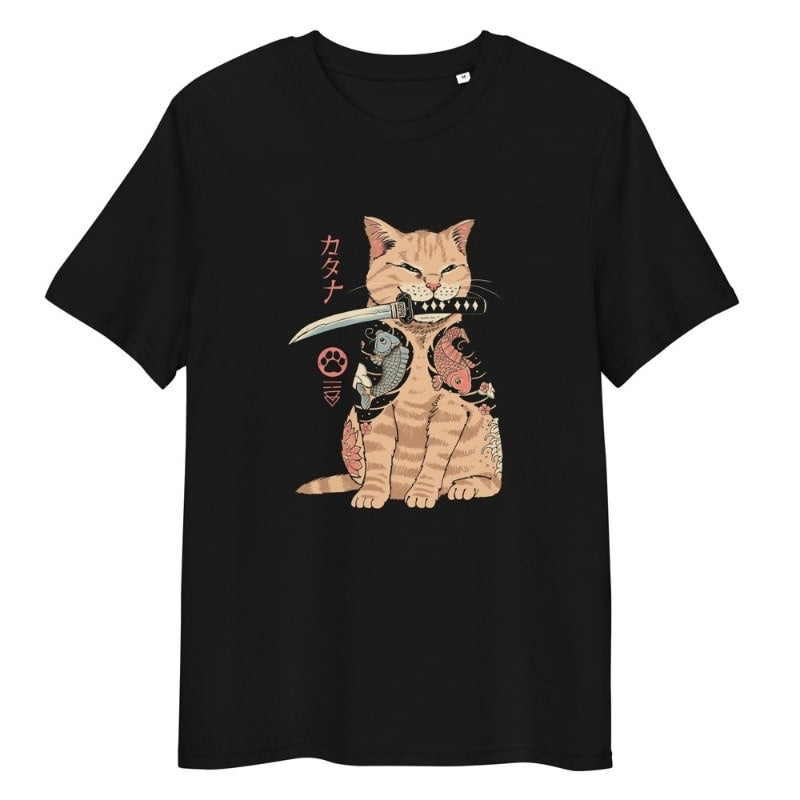 Japansk T-shirt Neko Yakuza S