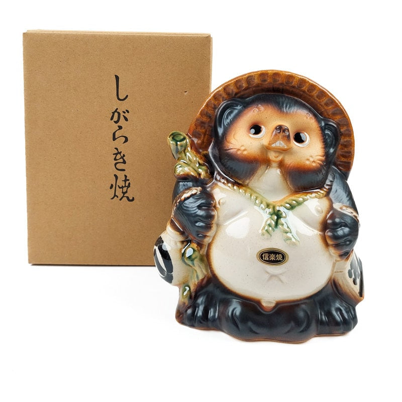 Japansk Tanuki-statuette 17 cm
