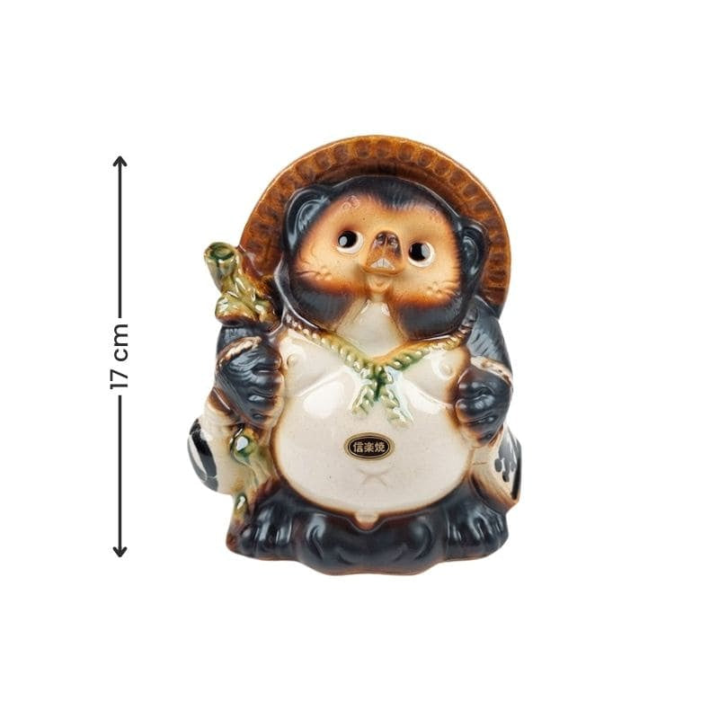 Japansk Tanuki-statuette 17 cm