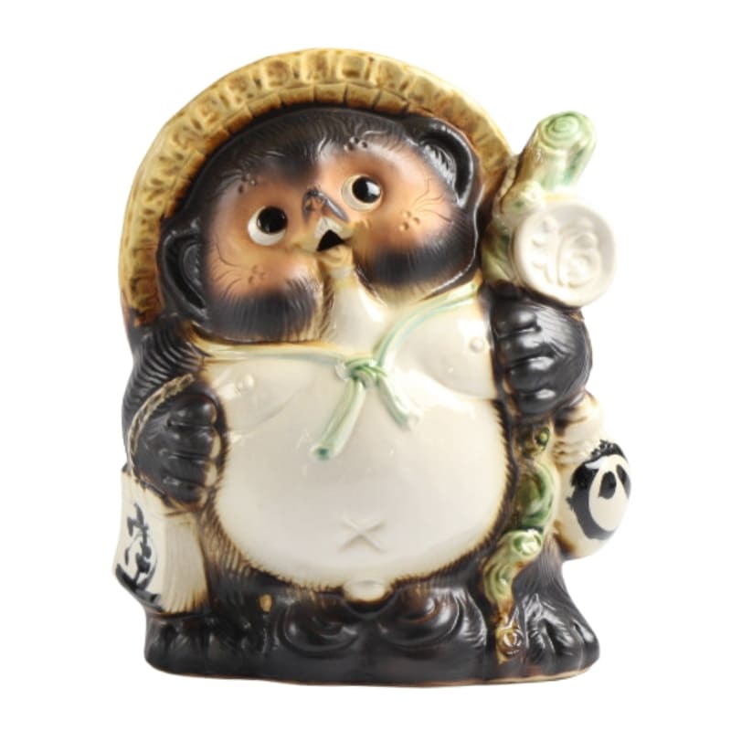 Japansk Tanuki-statuette 25 cm