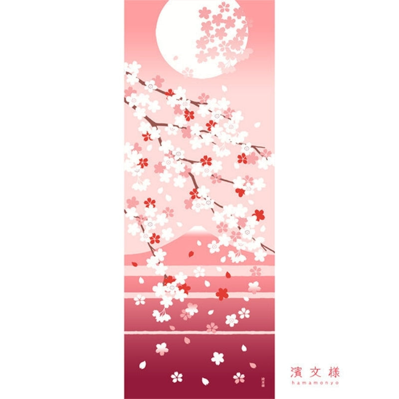 Japansk Tenugui Pink Cherry