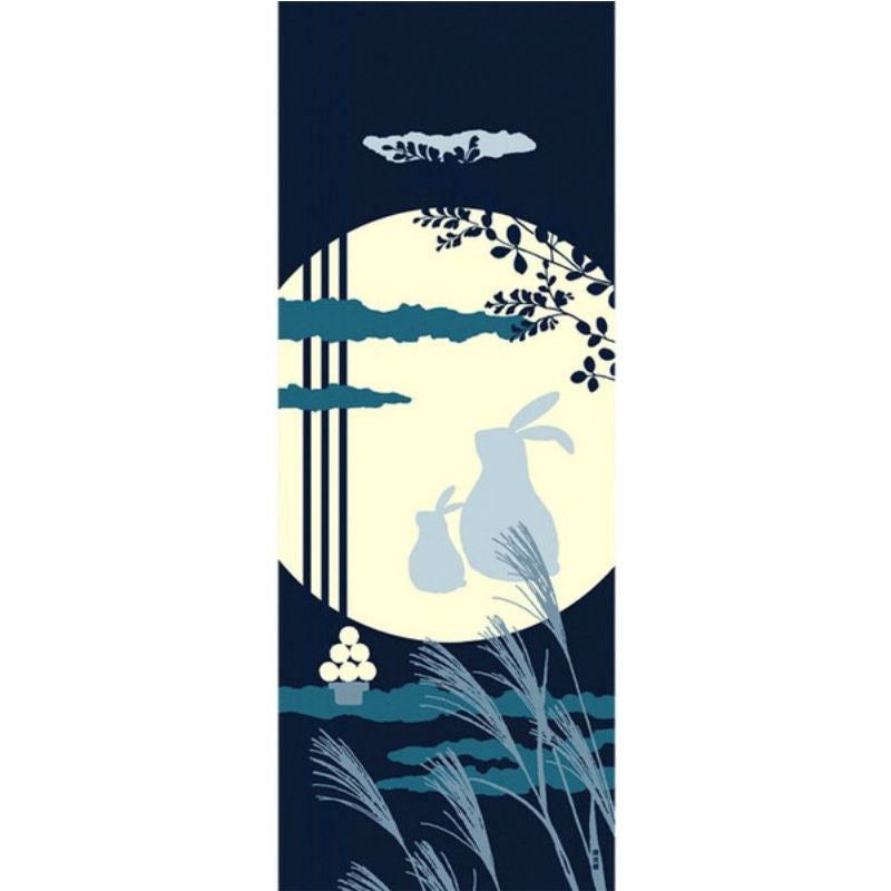 Japansk Tenugui Tsukimi