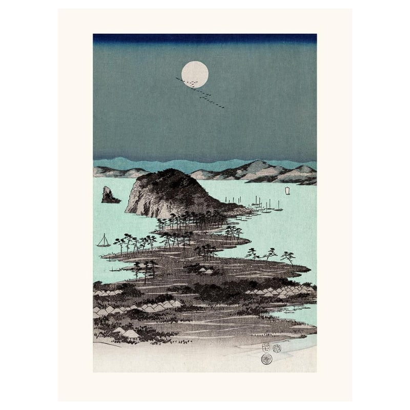 Japansk tryk Hiroshige Kanazawa N°2 - A3