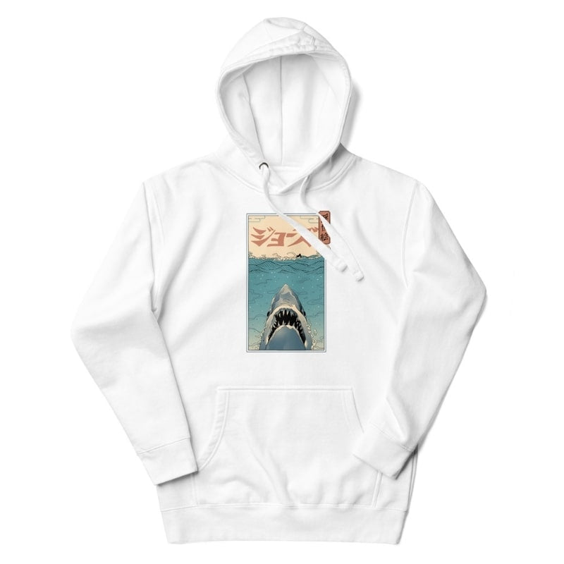 Japansk Ukiyo-e hajangreb-sweatshirt S