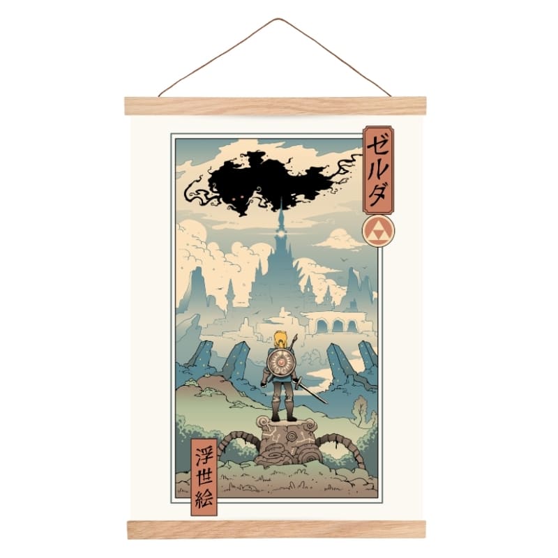 Japansk Ukiyo-e Legend-plakat A3