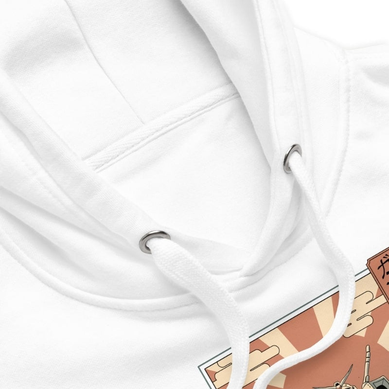 Japansk Ukiyo-e Mecha & Fuji Sweatshirt