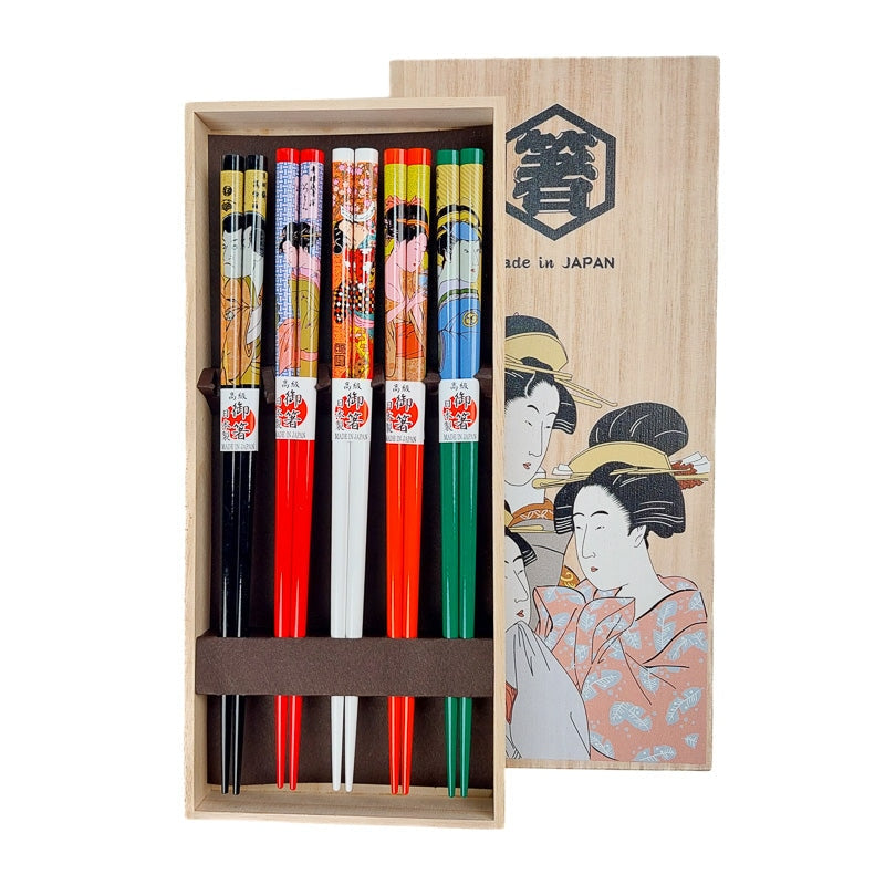 Japansk Ukiyo-e-spisepindesæt