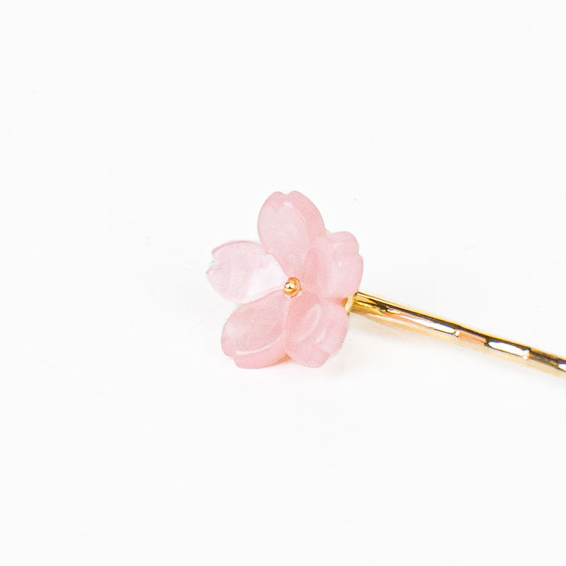 Japanske hårspænder med Daruma og Sakura-motiv