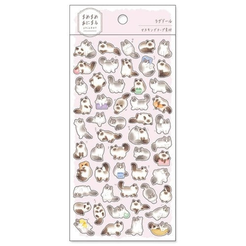Japanske Kawaii-katteklistermærker