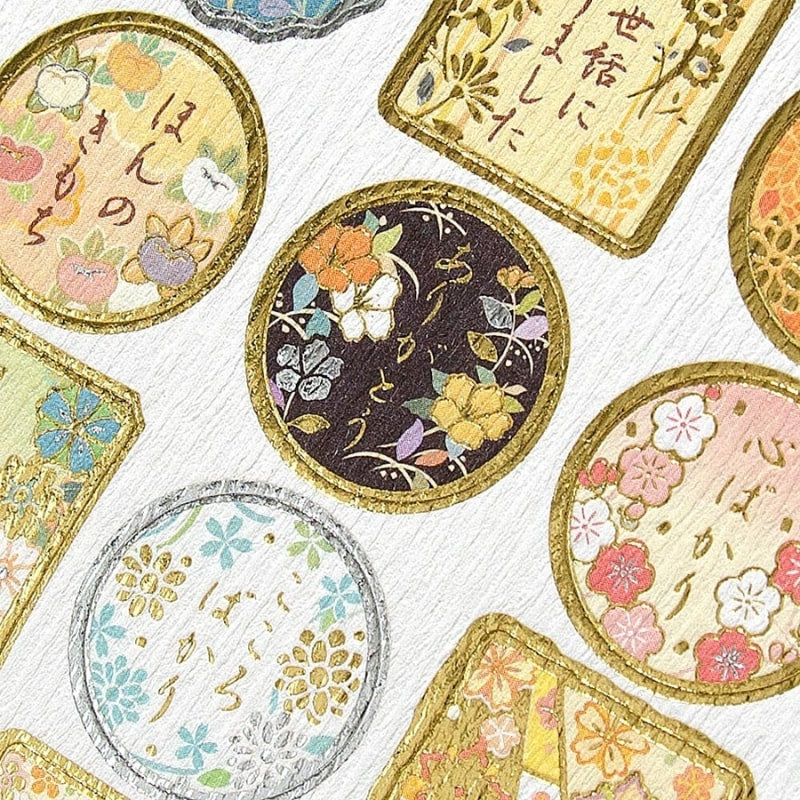 Japanske Kimono-klistermærker