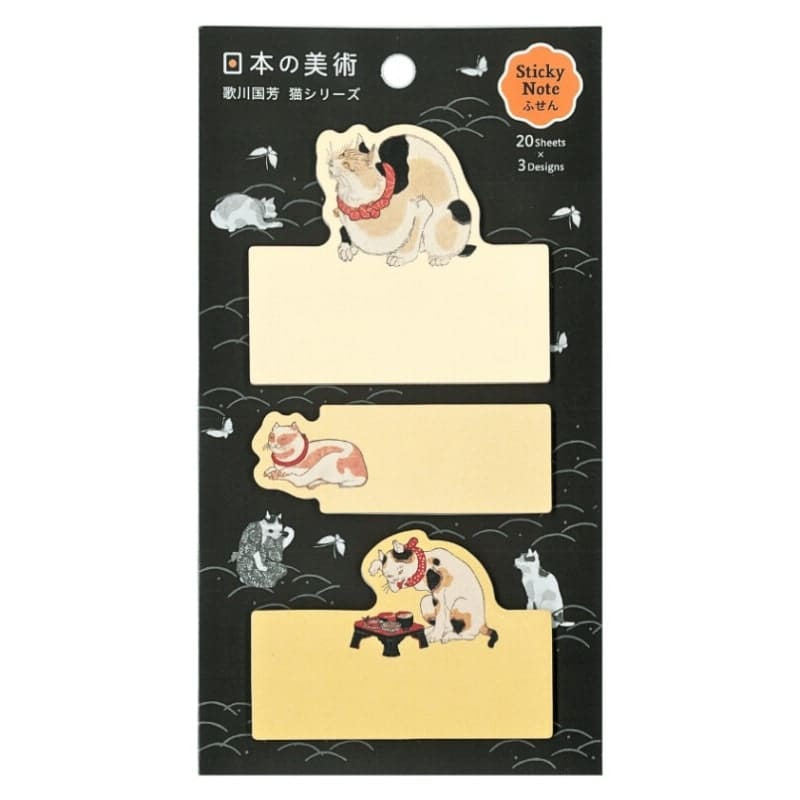 Japanske klistermærker Neko af Kuniyoshi