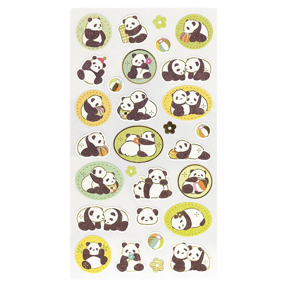 Japanske Klistermærker - Panda
