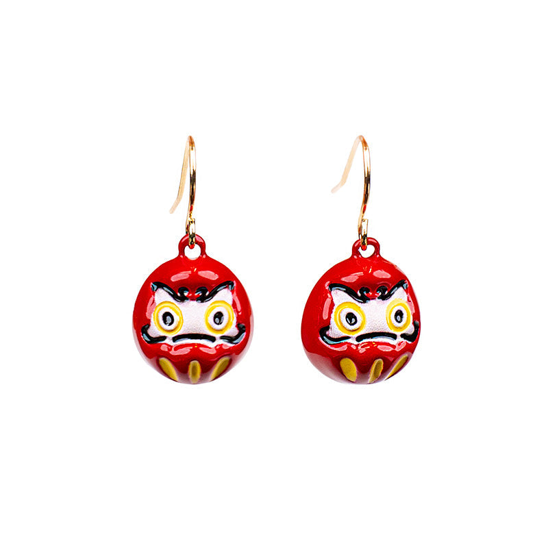 Japanske Øreringe - Lille Daruma