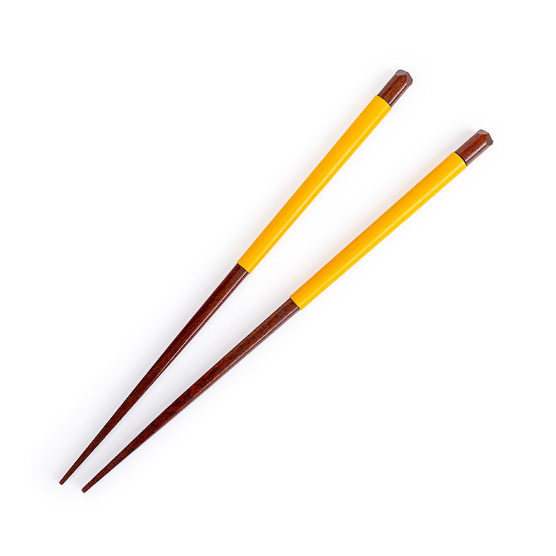 Japanske Spisepinde - Skridsikker Silikone - Gul