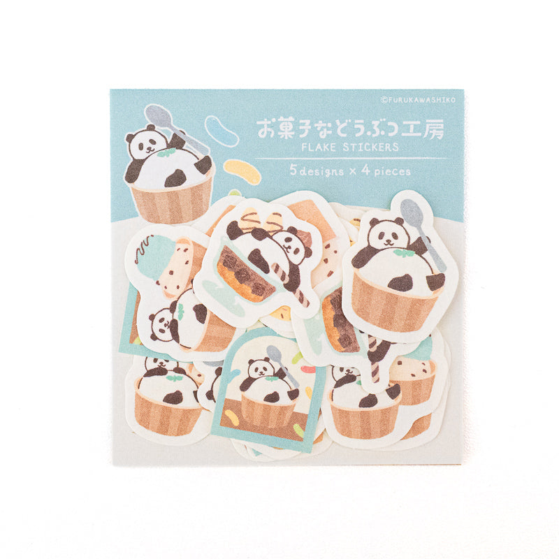 Japanske Washi-Klistermærker - Panda