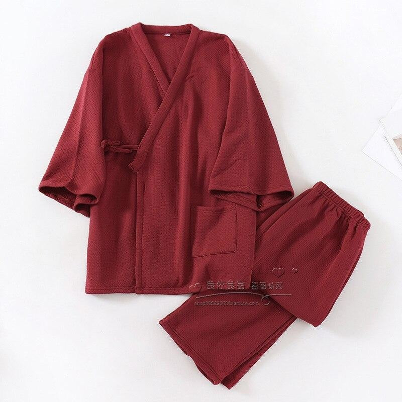 Jinbei Man Cotton Winter Rød / M