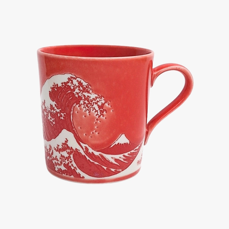 Kanagawa rødt japansk krus