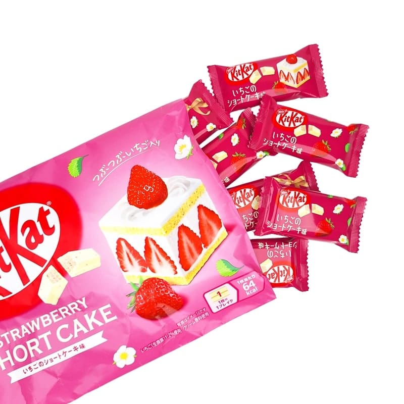 KitKat Mini Shortcake Jordbær