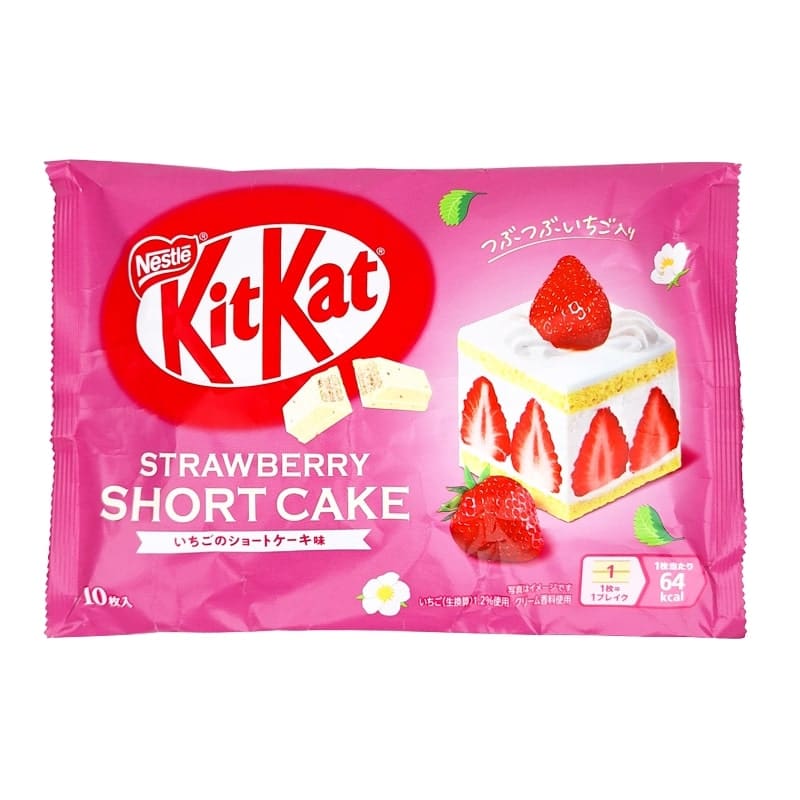 KitKat Mini Shortcake Jordbær