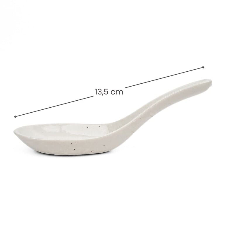 Kohiki Ramen-ske i hvidt porcelæn