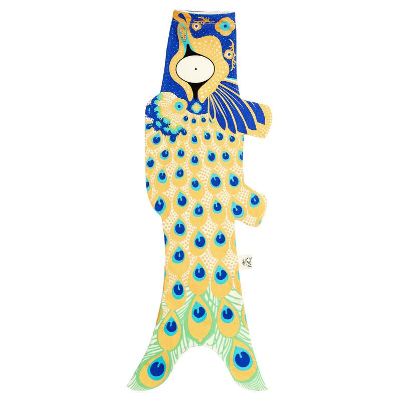 Koinobori Påfugle-design - 70 cm