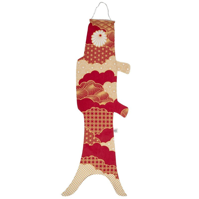 Koinobori Patchwork Rød - 100 cm