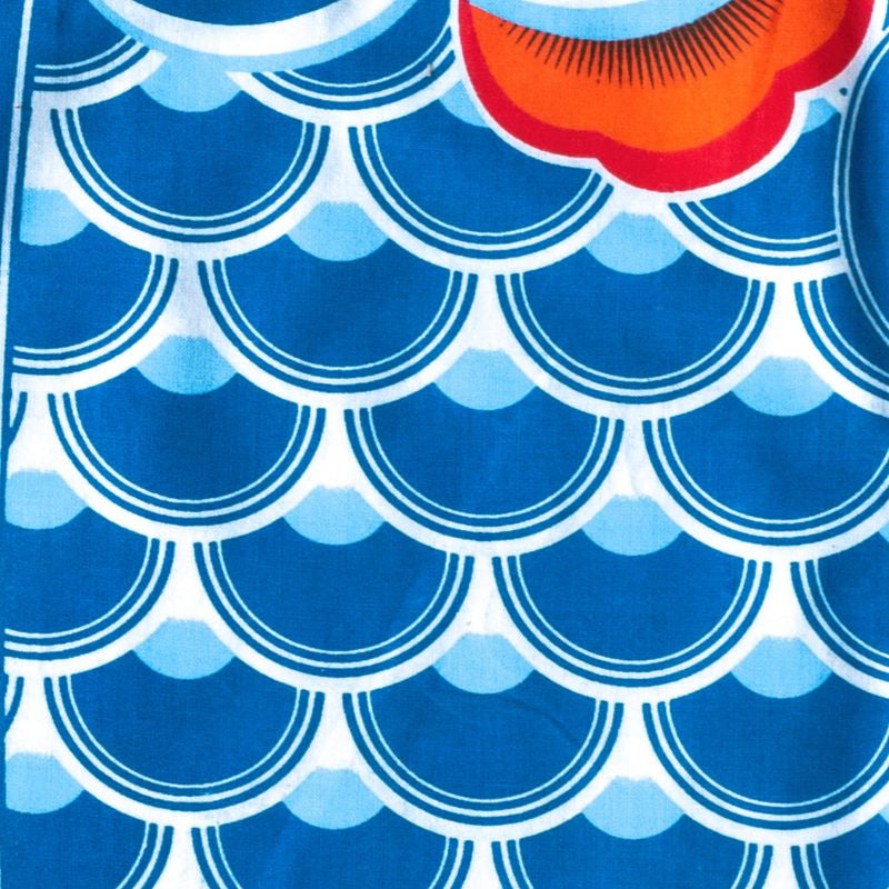 Koinobori Traditionel blå - 70 cm