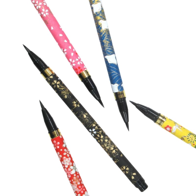 Koto Paintbrush Black Washi Paper Handle