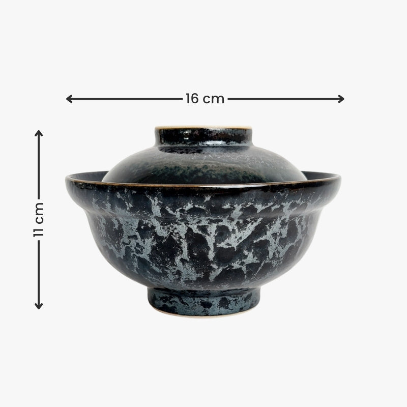 Kuroiwa japansk donburi-skål