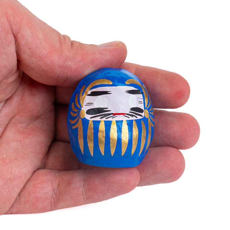 Lille Japansk Daruma 4 cm - Flere Farver