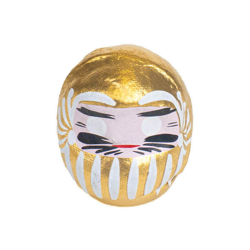 Lille Japansk Daruma 4 cm - Flere Farver Guld